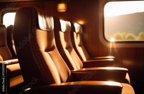 a seat in a business carriage ride. Comfort and convenience when traveling