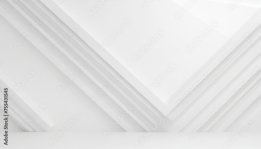 Abstract white background. Minimal geometric white light background Abstract white background. Minimal geometric white light background