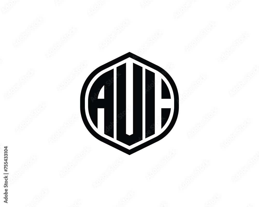 AUI Logo design vector template AUI Logo design vector template