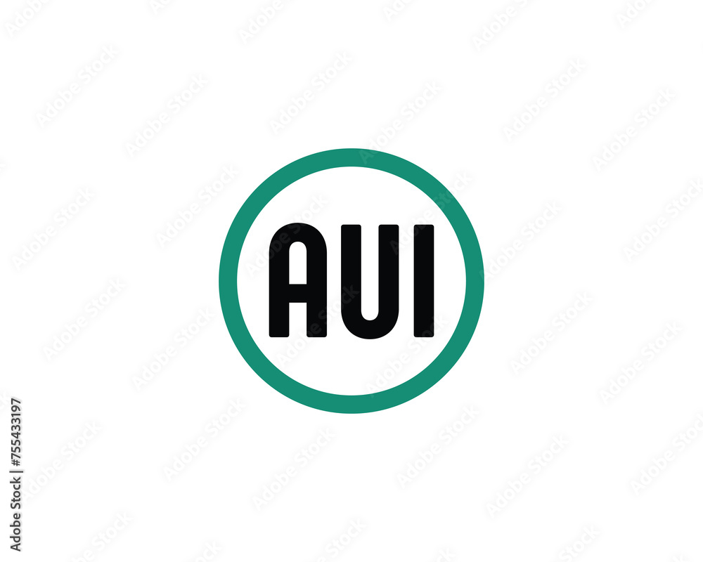 AUI Logo design vector template AUI Logo design vector template