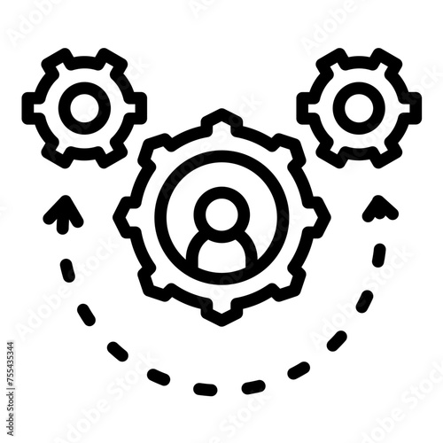 Vector Design Dynamism Icon Style