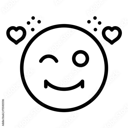 Vector Design Overjoyed Icon Style