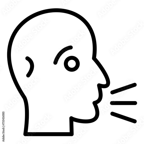 Vector Design Scream Icon Style