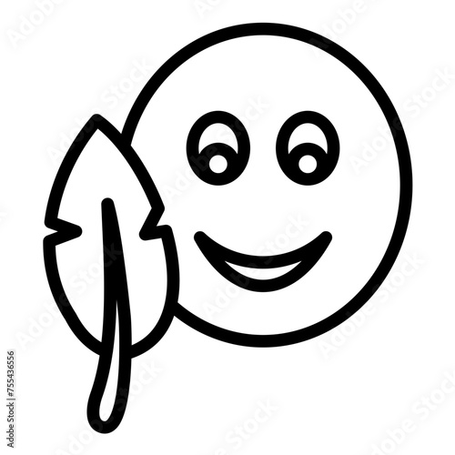 Vector Design Tickling Icon Style