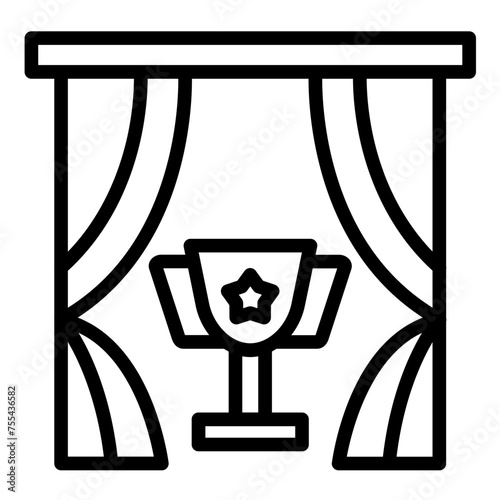 Vector Design Triumphant Icon Style