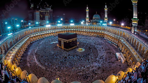 Photo of Mecca, Kaaba the holiest site of Islam photo