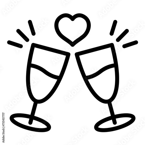 Vector Design CheersGlide Icon Style