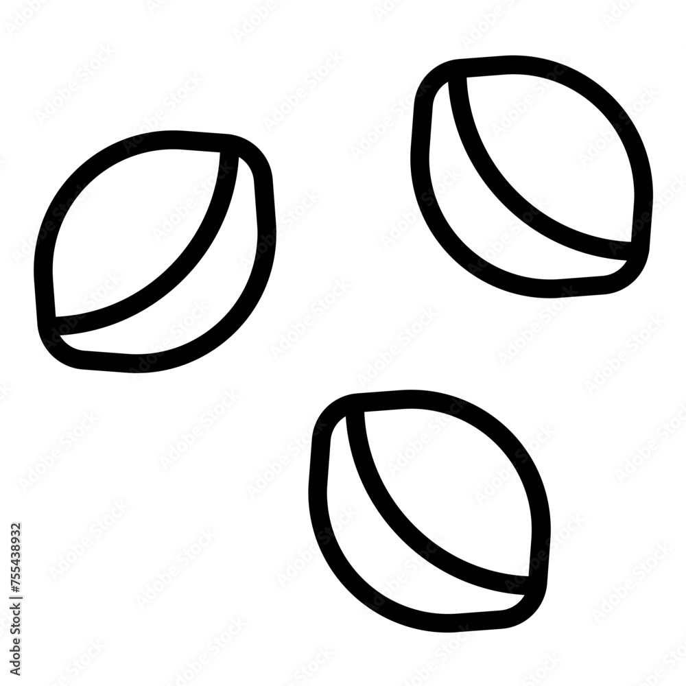 Vector Design Hempseed Icon Style Vector Design Hempseed Icon Style