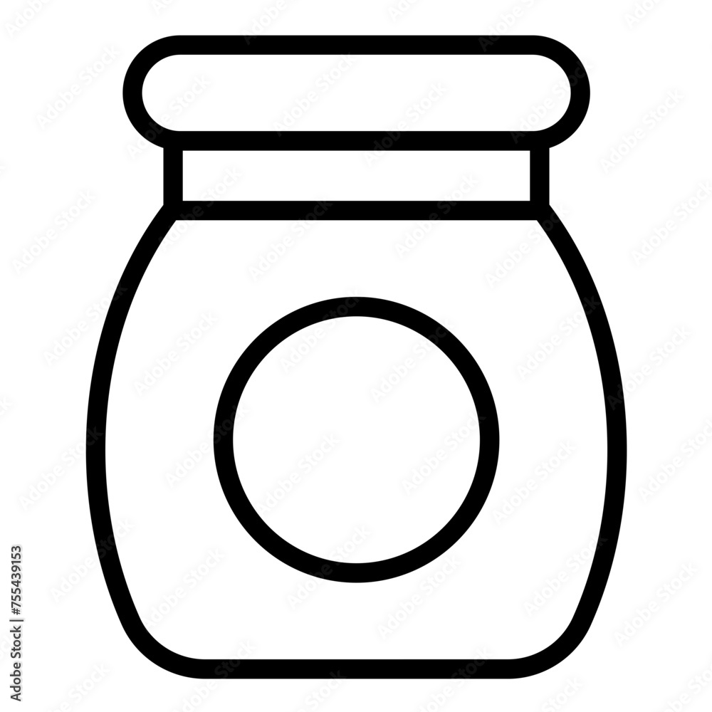 Vector Design Fruit Jam Icon Style Vector Design Fruit Jam Icon Style