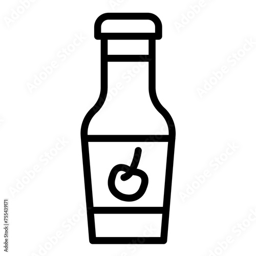 Vector Design Fruit Sauce Icon Style