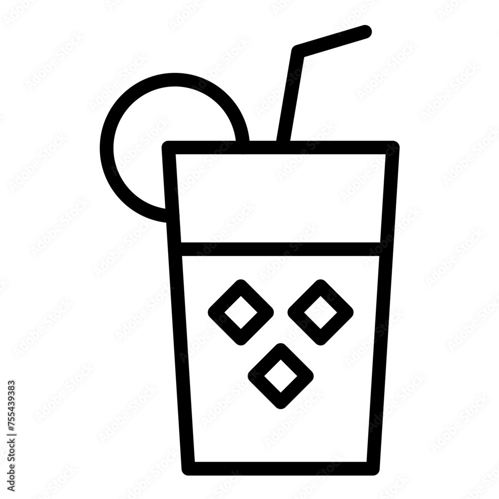 Vector Design Fresh Juice Icon Style Vector Design Fresh Juice Icon Style