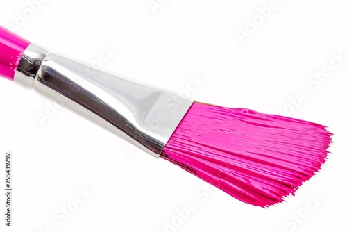 a close up of a paint brush