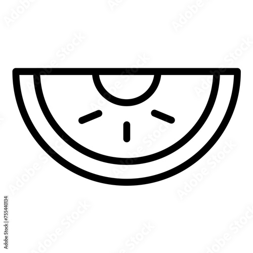Vector Design Melon Mingle Icon Style