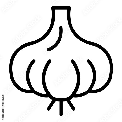 Vector Design Garlic Glee Icon Style