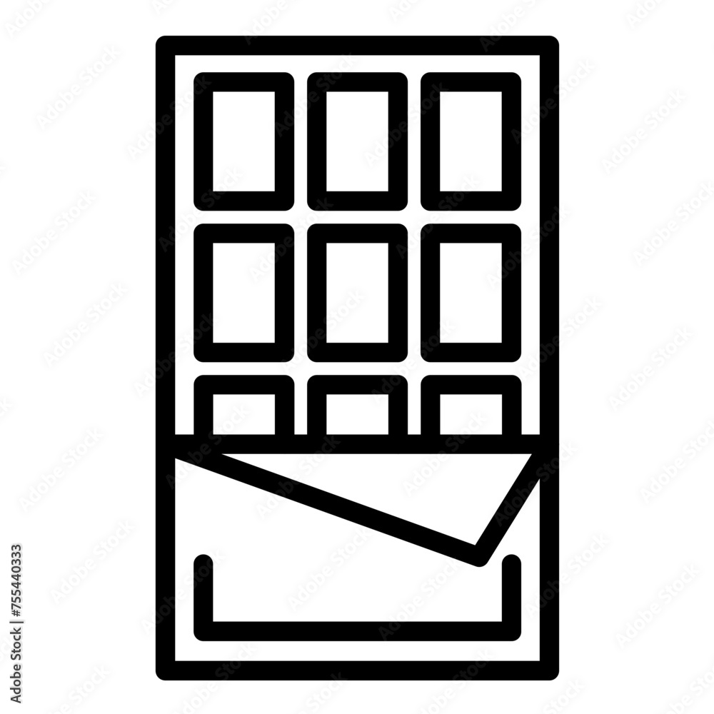 Vector Design Choco Charm Icon Style Vector Design Choco Charm Icon Style