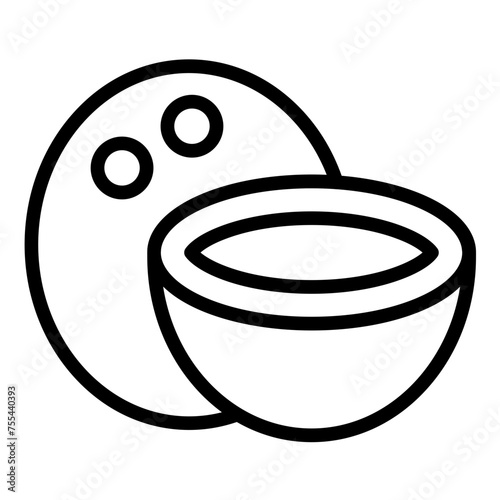 Vector Design Coconut Crush Icon Style