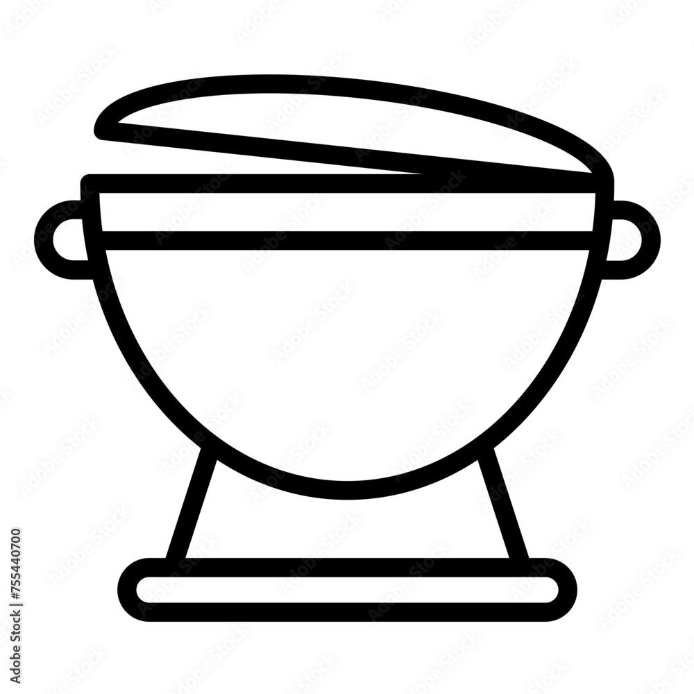 Vector Design Hot Pot Hub Icon Style Vector Design Hot Pot Hub Icon Style