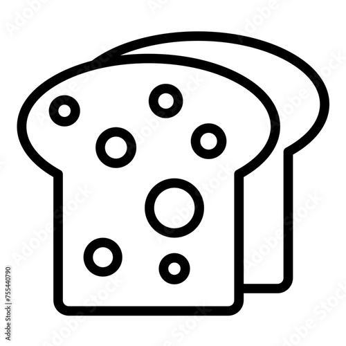 Vector Design Toast Trove Icon Style