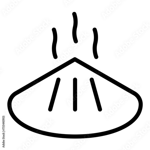 Vector Design Dumpling Drift Icon Style
