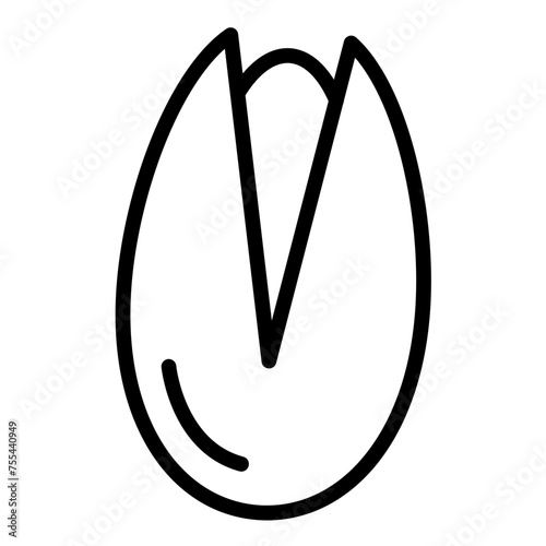 Vector Design Pistachio Pivot Icon Style