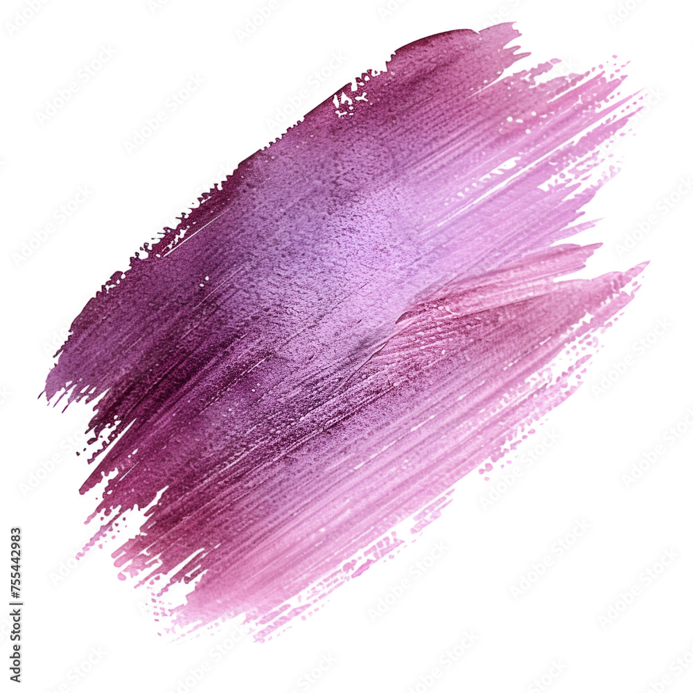 Watercolor brush smear on transparent background Watercolor brush smear on transparent background