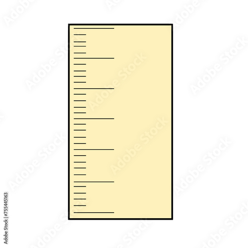 ruler isolated