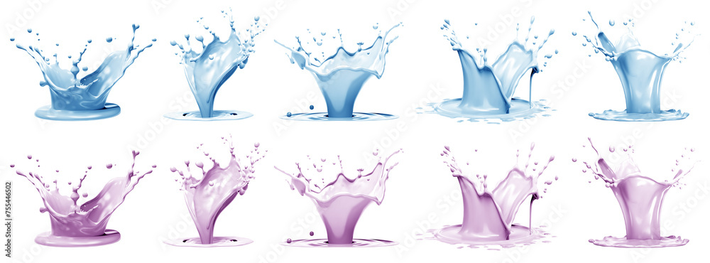 2 Set of pastel light blue purple cream liquid paint ink splash swirl wave on transparent background cutout, PNG file. Many assorted different design. Mockup template for artwork graphic design 2 Set of pastel light blue purple cream liquid paint ink splash swirl wave on transparent background cutout, PNG file. Many assorted different design. Mockup template for artwork graphic design
