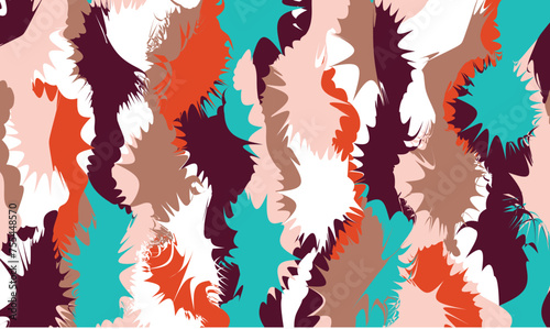 	
Abstract hand drawn decorative pattern. Vector Illustration.	

