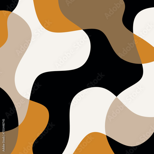 Abstract hand drawn decorative pattern. Vector Illustration
