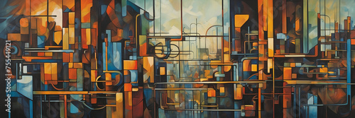 Art background, panorama, C...