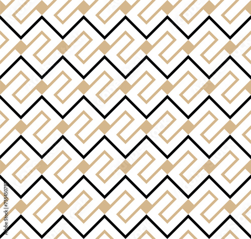 Dikişsiz geometrik deseni. Vektör illüstrasyonu.	