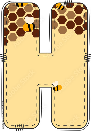Bee Alphabet, bumblebee, honey bee alphabet,Letter,bee,honey,honey comp, font,typography,Number