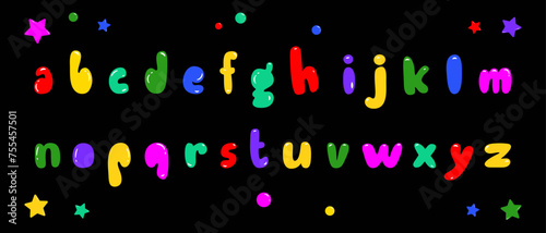 Bubble abstract alphabet in trendy retro y2k style.3D bubble typeface.Graffiti organic font.Psychedelic Bubble shaped letters.Bubble Gum.Numbers in the form of balloon.Typeface Y2k Aesthetic.