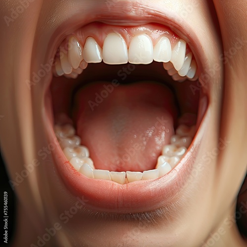 Perfect mouth with beautifu...