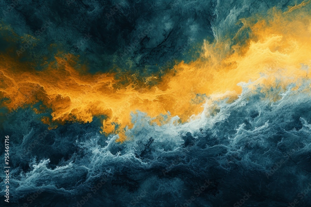Fototapeta premium Stormy Swirls