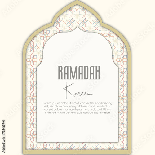 ramadan background mosaic pattern