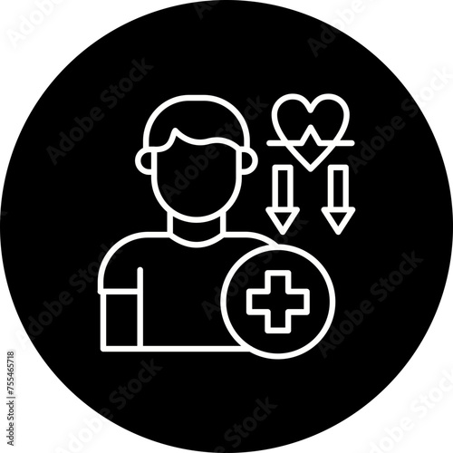 Sick patient Icon