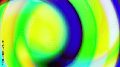 Abstract spiral gradient wavy spinning background. Moving abstract background animation, computer motion graphic.
