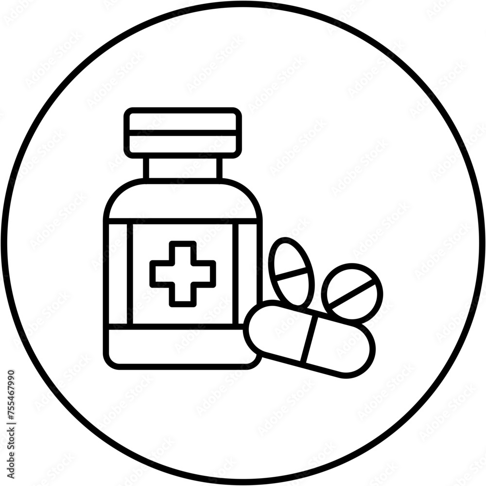 Obraz premium Drugs Icon
