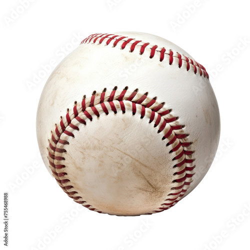 realistic baseball image on transparency background PNG