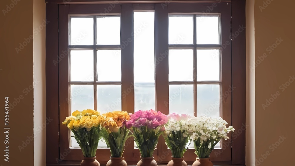 window with flowers