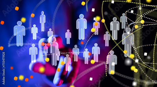 Social Media Communication Internet Network 3d