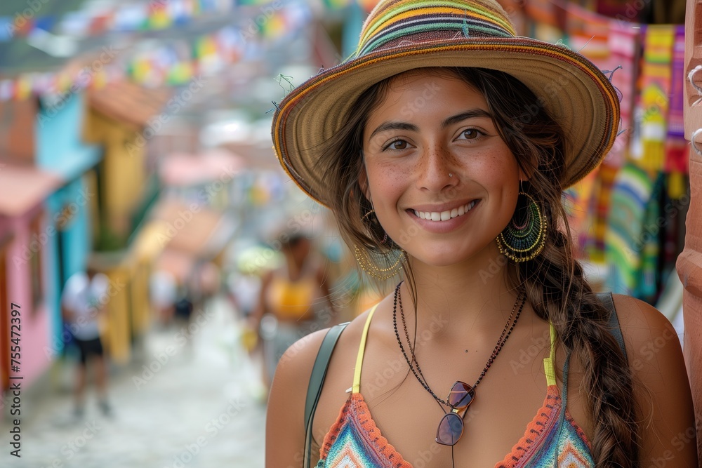 Joyful Wanderlust: A Woman Embracing Culture