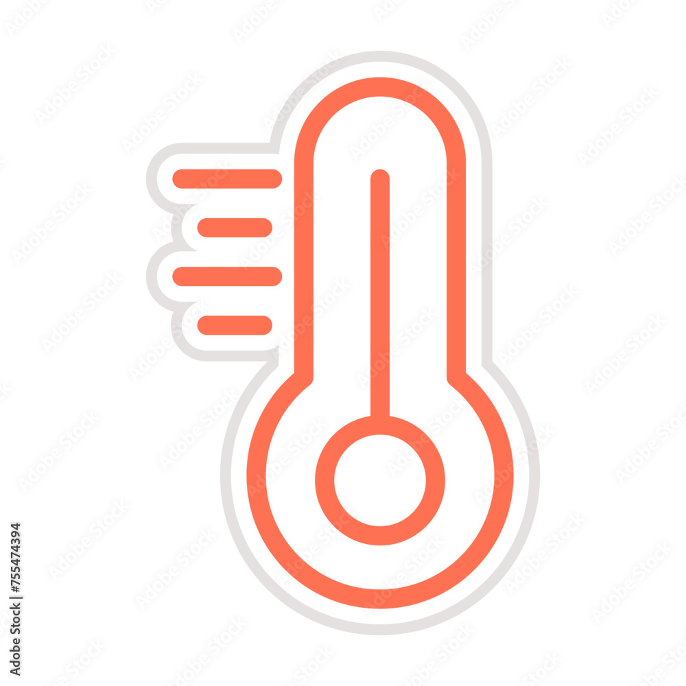 Thermometer Vector Icon Design Illustration Thermometer Vector Icon Design Illustration