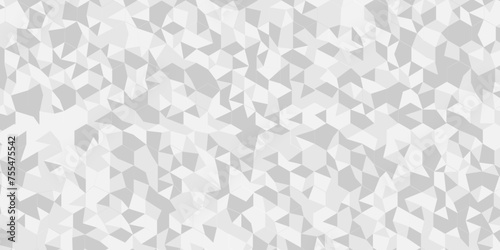 Vector geometric seamless technology gray and white transparent triangle background. Abstract digital grid light pattern gray Polygon Mosaic triangle Background, business and corporate background.