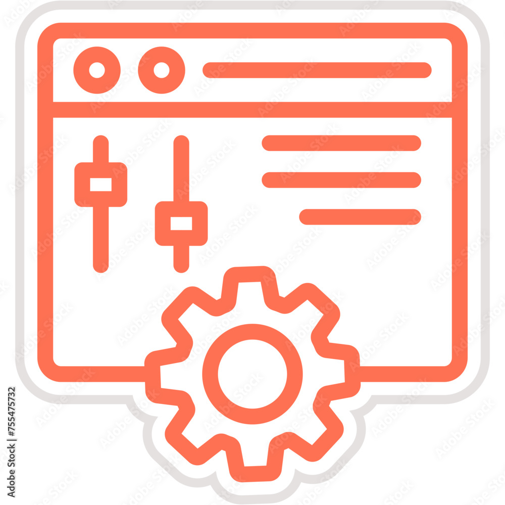 Panel Vector Icon Design Illustration Panel Vector Icon Design Illustration