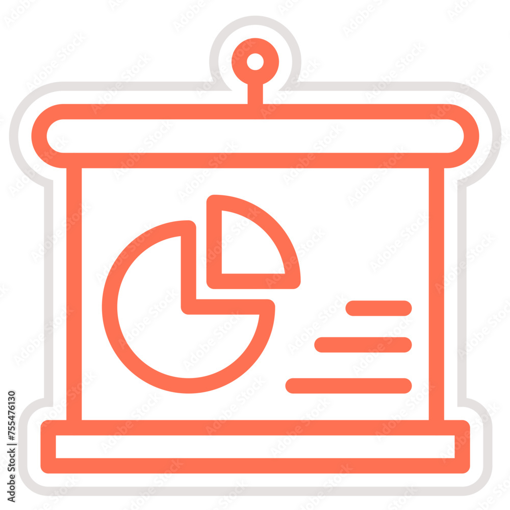 Pie chart Vector Icon Design Illustration Pie chart Vector Icon Design Illustration