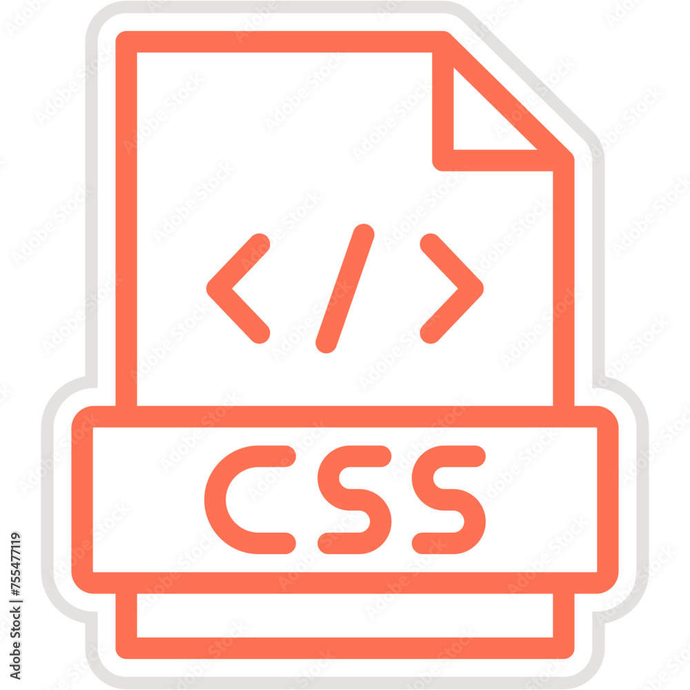 Css Vector Icon Design Illustration Css Vector Icon Design Illustration