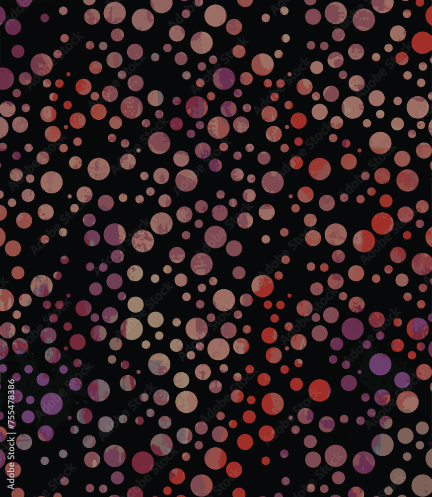 Colorful polka dots bubbles Colorful polka dots bubbles