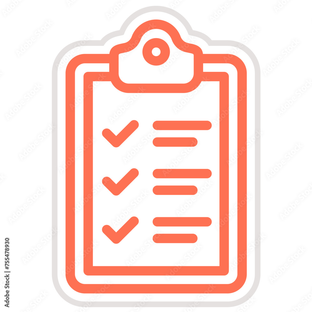 Clipboard Vector Icon Design Illustration Clipboard Vector Icon Design Illustration